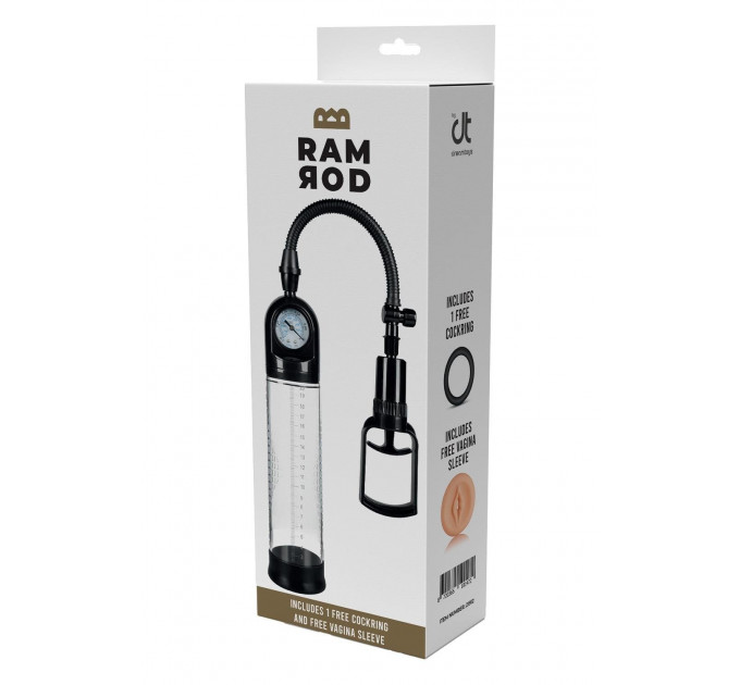 Вакуумная помпа для пениса Dream Toys RAMROD DELUXE PENIS PUMP