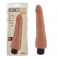 Вибратор реалистический, киберкожа Chisa T-skin ReaL Flirtation на батарейках