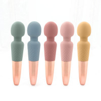 Вібратор мікрофон Sweet Em Velvet Lure, 28 режимів вібрації, бежевий із золотом