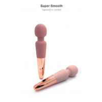 Вібратор мікрофон Sweet Em Velvet Lure, 28 режимів вібрації, бежевий із золотом