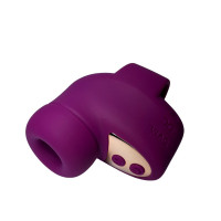 Вібратор на палець Passion Play, бордовий, 15 режимів вібрації, 7,6 × 3,6 см