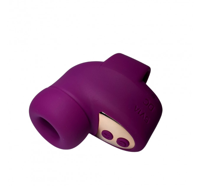 Вібратор на палець Passion Play, бордовий, 15 режимів вібрації, 7,6 × 3,6 см