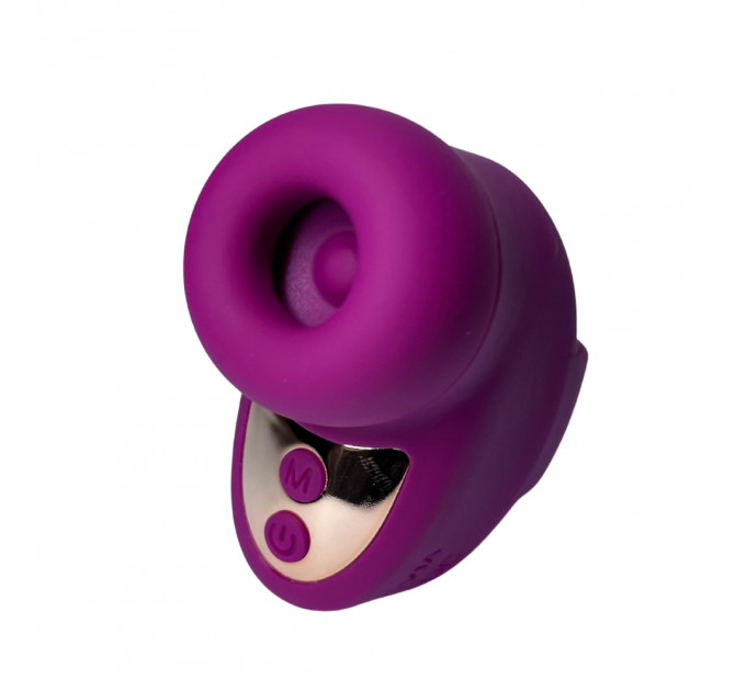 Вібратор на палець Passion Play, бордовий, 15 режимів вібрації, 7,6 × 3,6 см