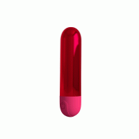 Вібропуля 10 вібрацій PRETTY LOVE Kiwi глянсова, червона, 8 х 1.8 см