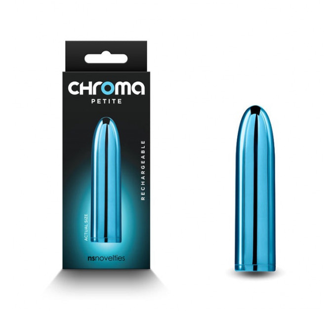 Вибропуля перезаряжаемая NS Novelties Chroma Petit, голубой