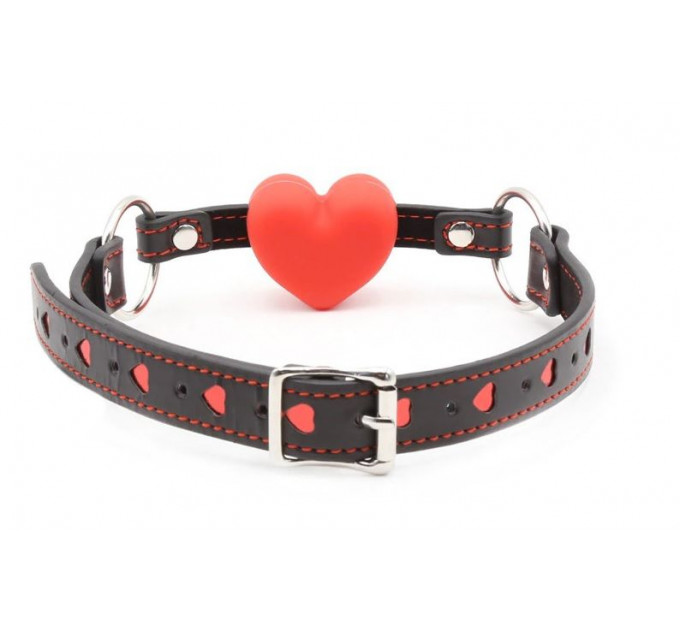 Кляп сердце Silicone Luxury Fetish