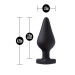 Анальная пробка TEMPTASIA FUCK ME BUTT PLUG BLACK