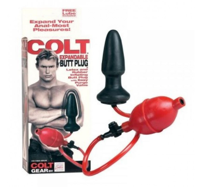 Анальная пробка с накачкой COLT Expandable Butt Plug