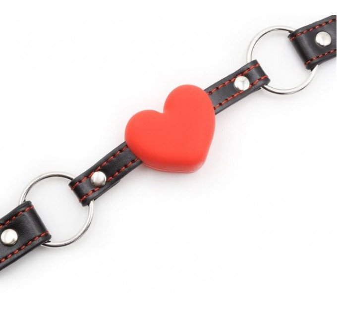 Кляп сердце Silicone Luxury Fetish