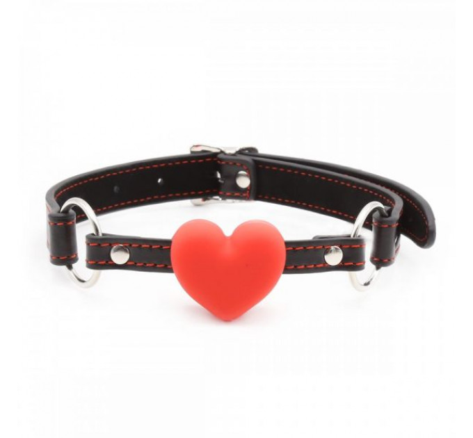 Кляп сердце Silicone Luxury Fetish