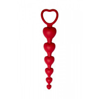 Анальная цепочка Loveshop RED 15.5 см