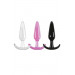 Анальная пробка NS Novelties Jelly Rancher Smooth T-Plug, черный