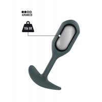 Анальна пробка Toy Joy Buttocks The Player Weighted обважнена, чорна