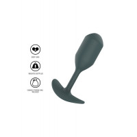 Анальна пробка Toy Joy Buttocks The Player Weighted обважнена, чорна