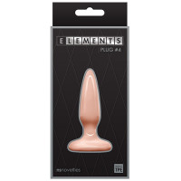 Анальная пробка ELEMENTS PLUG 4INCH WHITE