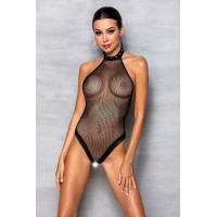 Боди сетка с халтером MOONLIGHT BODY black S/M - Passion