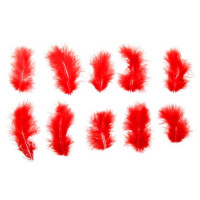 Декоративные перья Obsessive "Take me to bed!" bed feathers - Red