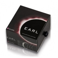 Эрекционное кольцо 4.8 см Earl Mystim, металлическое, серебряное