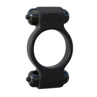Эрекционное кольцо с двойной вибрацией Pipedream Magic Touch Couples черное