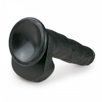 Фалоімітатор EasyToys Realistic Dildo - 22,5cm ЧОРНИЙ