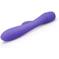 Вибратор-кролик Fane Good Vibes Only, силиконовый, фиолетовый, 22 см х 3.7 см