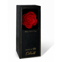 Кляп троянда із силікону та італійської шкіри Rose Ball Gag UPKO
