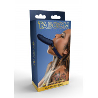 Кляп у вигляді пеніса Taboom Silicone Supreme, синій