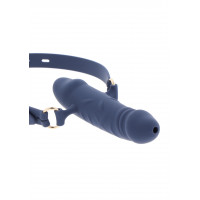Кляп в виде пениса Taboom Silicone Supreme, синий