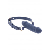 Кляп в виде пениса Taboom Silicone Supreme, синий