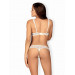 Элегантный кружевной комплект Obsessive 853-SET-2 белый, L/XL