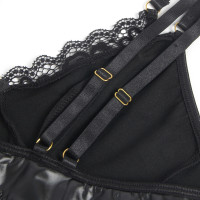 Корсет с подтяжками и подвязками Star Night на молнии, черный, S