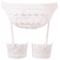 Костюм школьницы в клетку Cottelli Collection Schoolgirl Set с глубоким декольте, M