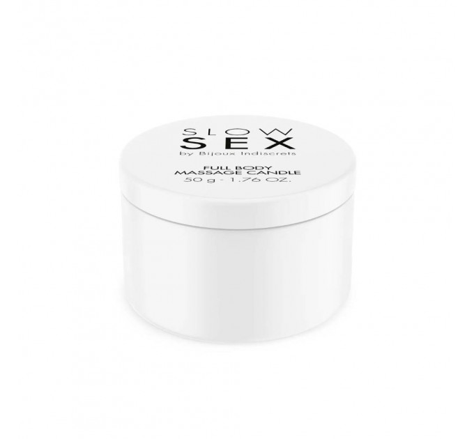Массажная свеча с маслами, ароматная, Bijoux Indiscrets Massage Candle Slow Sex, 50 мл