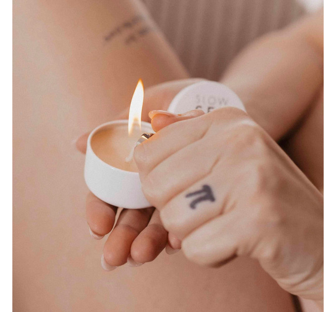 Массажная свеча с маслами, ароматная, Bijoux Indiscrets Massage Candle Slow Sex, 50 мл
