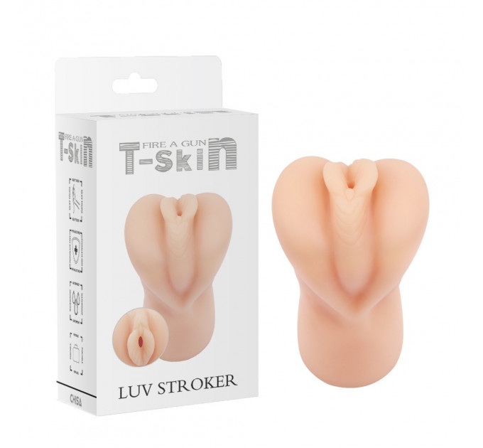 Мастурбатор Вагина реалистичный Chisa T-Skin LUV STROKER, бежевый
