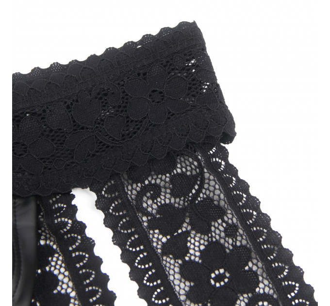 Чоловічі труси відкриті Star Night з мереживом, чорний, M