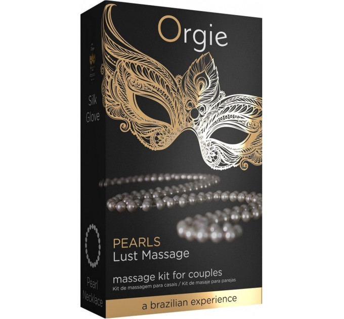 Набір для перлинного масажу "PEARLS LUST MASSAGE SET" Orgie