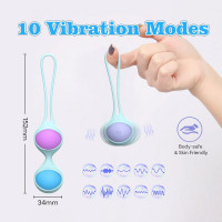 Набір різнокольорових вагінальних віброкульок Every Night Toys з вібрацією та дистанційним пультом