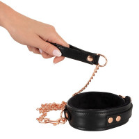 Нашийник з повідцем Bad Kitty Collar black