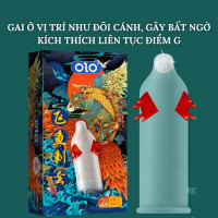 Презервативы с усиками OLO FLYING KOI (в комплекте 1 презерватив + 1 шарик)