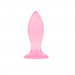 Пробка анальная на присоске Chisa Hi-Rubber Butt Plug. розовый