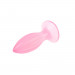 Пробка анальная на присоске Chisa Hi-Rubber Butt Plug. розовый