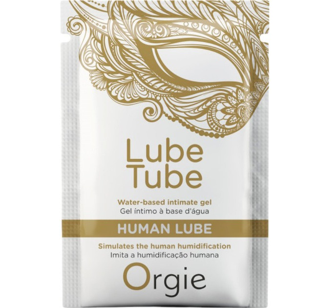 САШЕТ/Лубрикант на водной основе с текстурой природной смазки Orgie HUMAN LUBE intimate gel, 2 мл