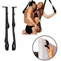 Секс-гойдалка Star Night із кріпленням на двері, чорні, One Size