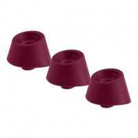 Сменные насадки на Womanizer Inside Out и Duo, бордовый, размер М