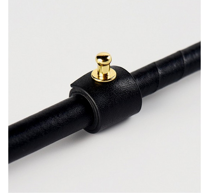 Стек кожанный с позолотой Riding Crop UPKO