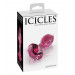 Скляна анальна пробка Роза Icicles No 79 Butt Plug