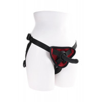 Страпон на ремнях Sportsheets Saffron женский, черный