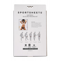 Страпон на ремнях Sportsheets Saffron женский, черный