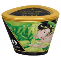 Свеча для массажа Shunga Massage Candle Exotic Green Tea с ароматом зеленого чая, 170 мл